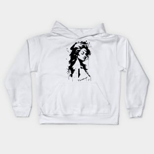 painted woman Kids Hoodie